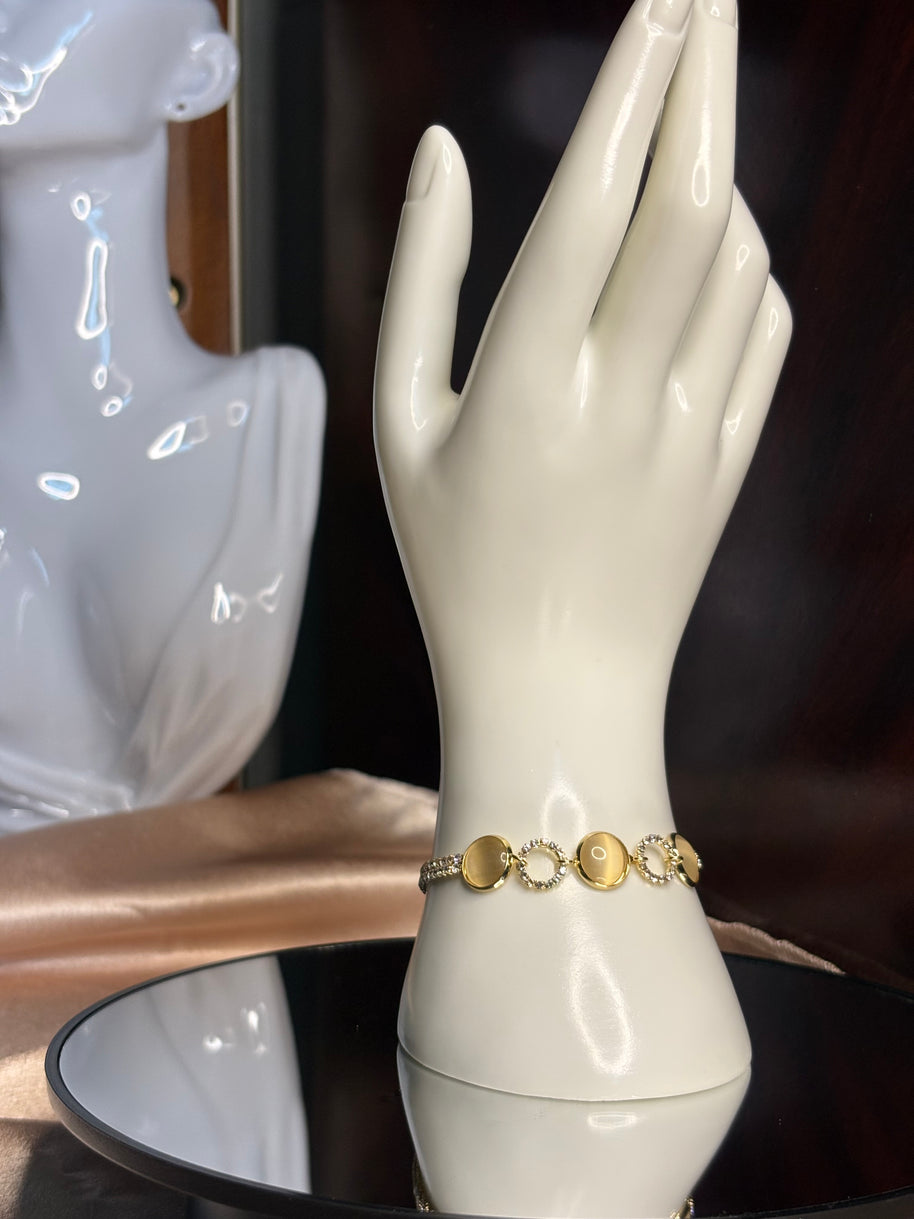 Bracelet Lune Cristalline - Sani Jewelry