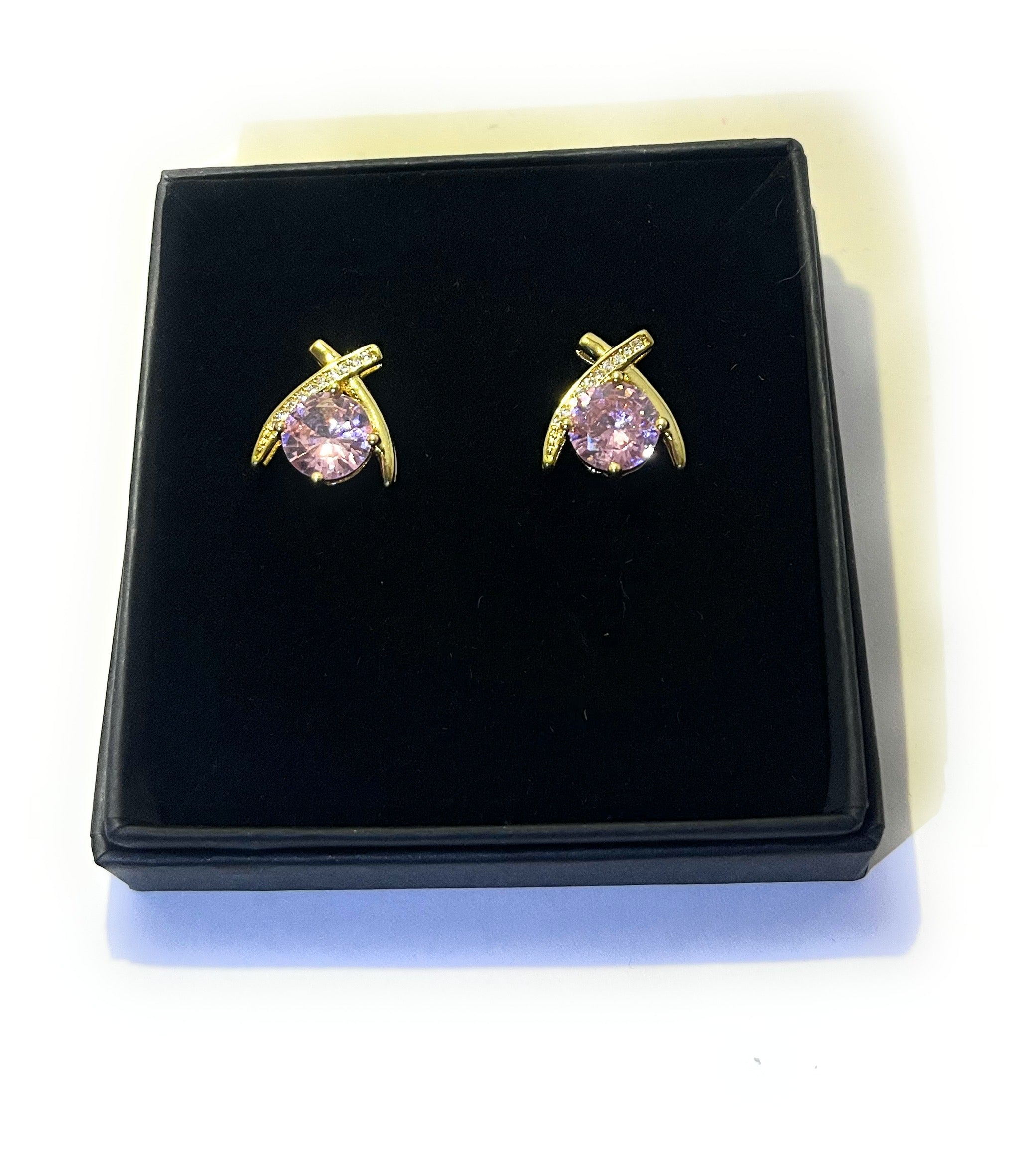 Boucles d'Oreilles Roses Mystiques - Sani Jewelry
