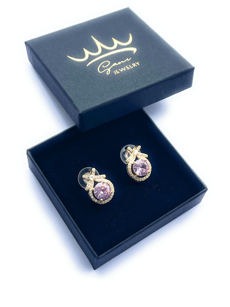 Boucles d'Oreilles Luna Rose - Sani Jewelry