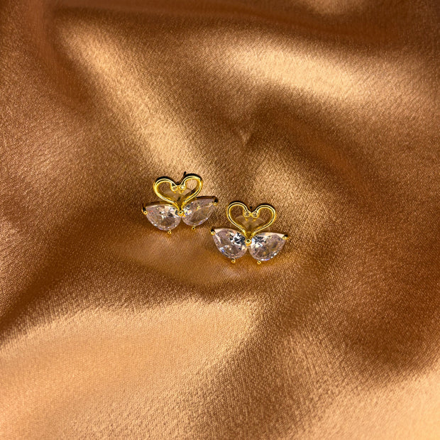 Boucles d'Oreilles Duo d'Oies Amoureuses - Sani Jewelry