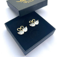 Boucles d'Oreilles Duo d'Oies Amoureuses - Sani Jewelry