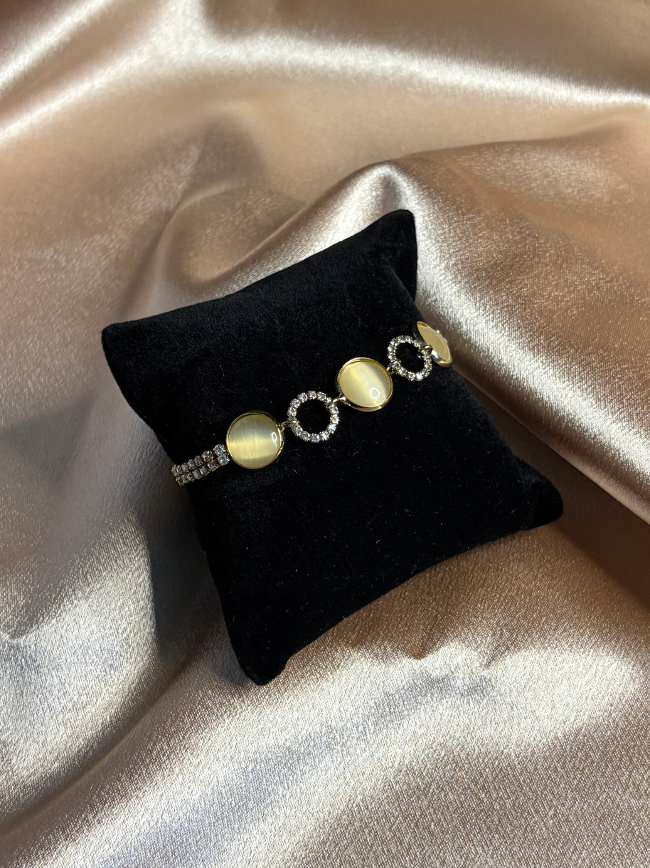 Bracelet Lune Cristalline - Sani Jewelry