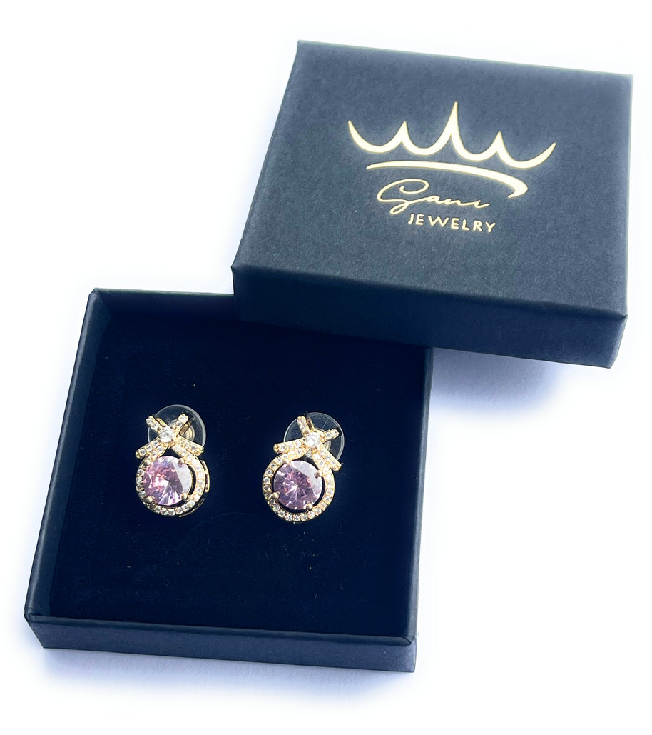 Boucles d'Oreilles Luna Rose - Sani Jewelry