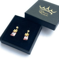 Boucles d'Oreilles Fleurs Roses - Sani Jewelry
