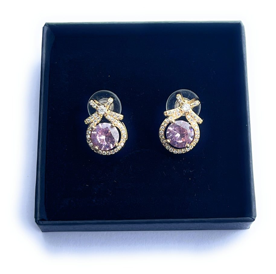 Boucles d'Oreilles Luna Rose - Sani Jewelry