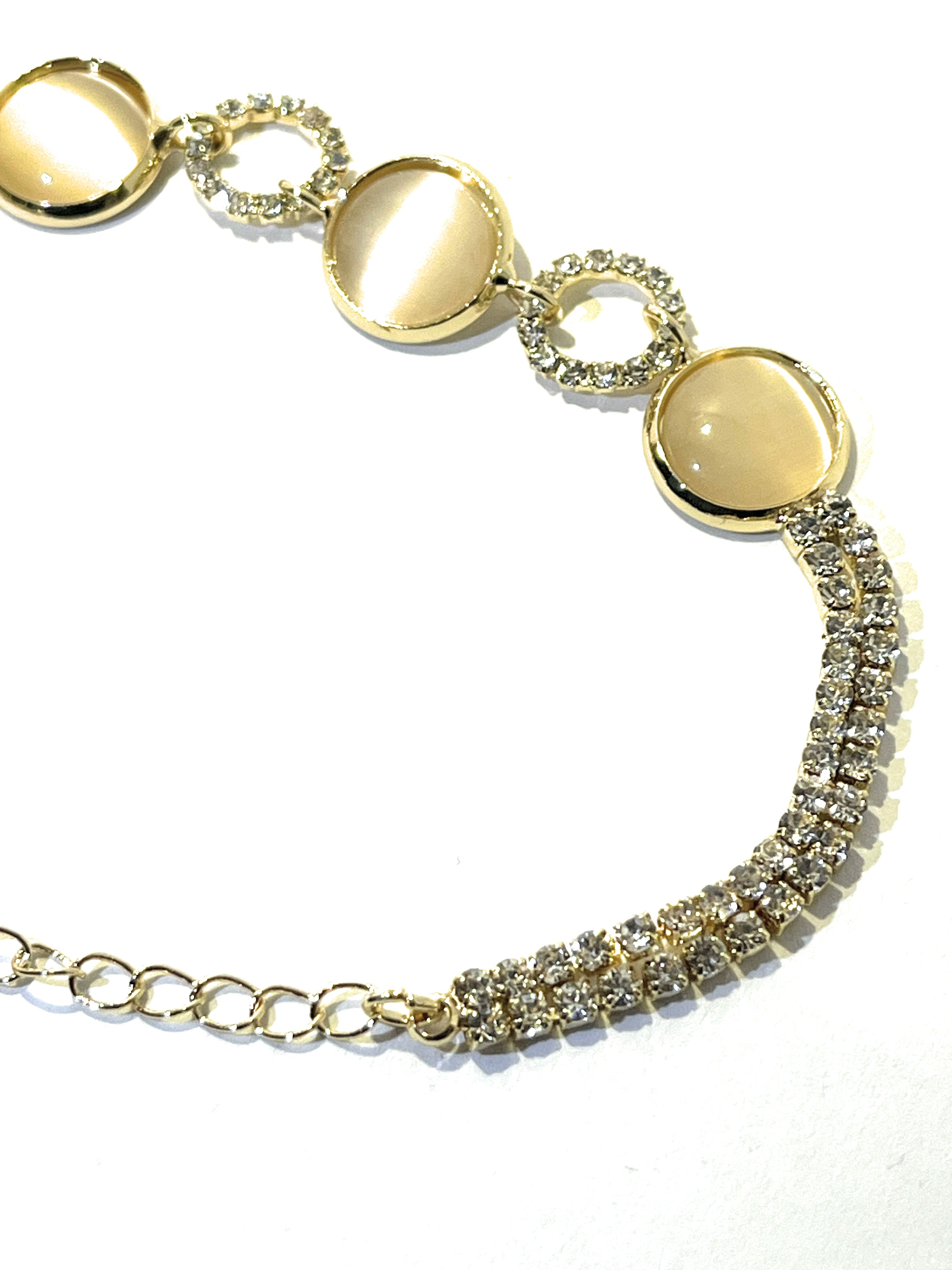 Bracelet Lune Cristalline - Sani Jewelry