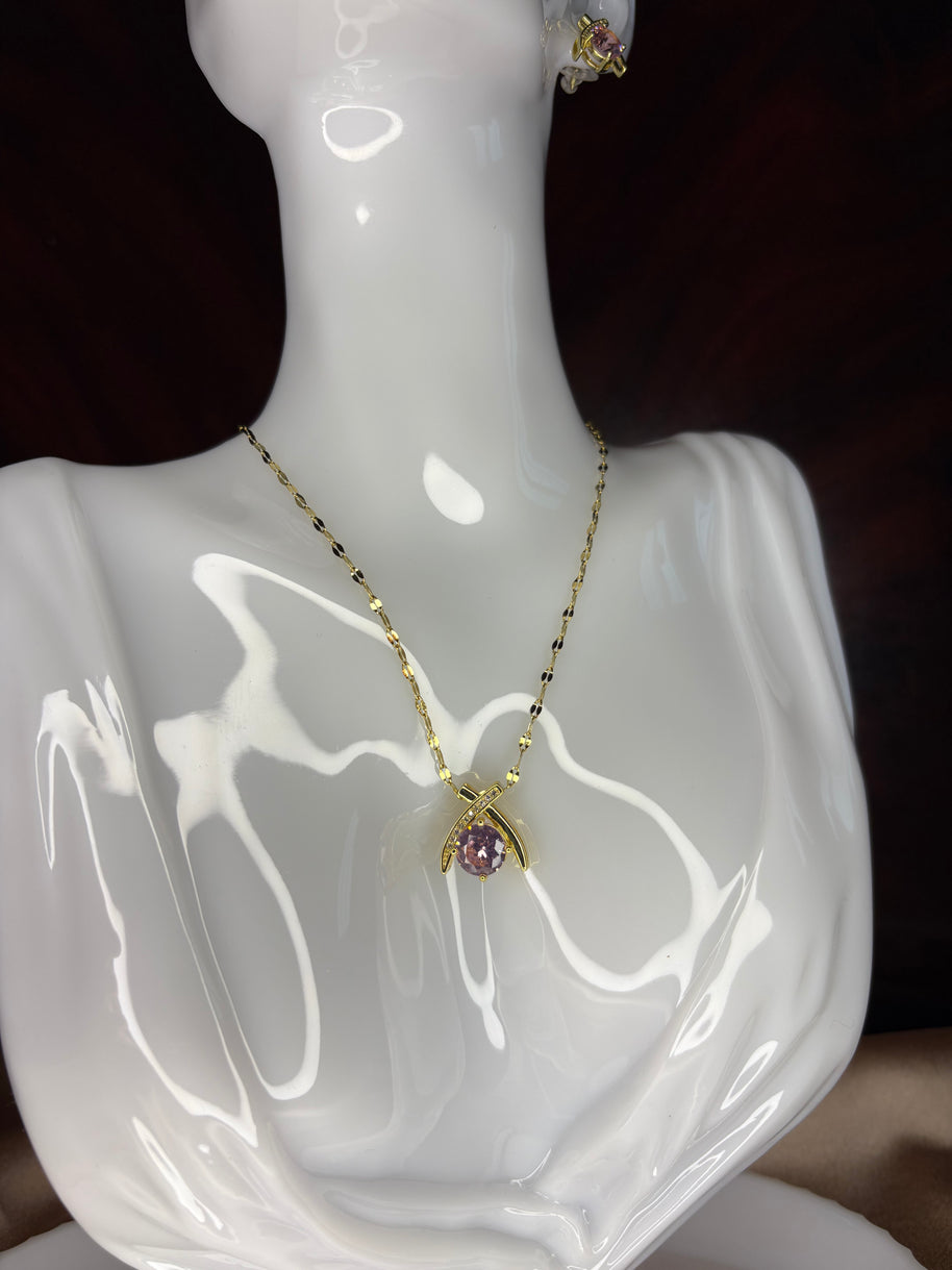 Collier Rose Mystique - Sani Jewelry