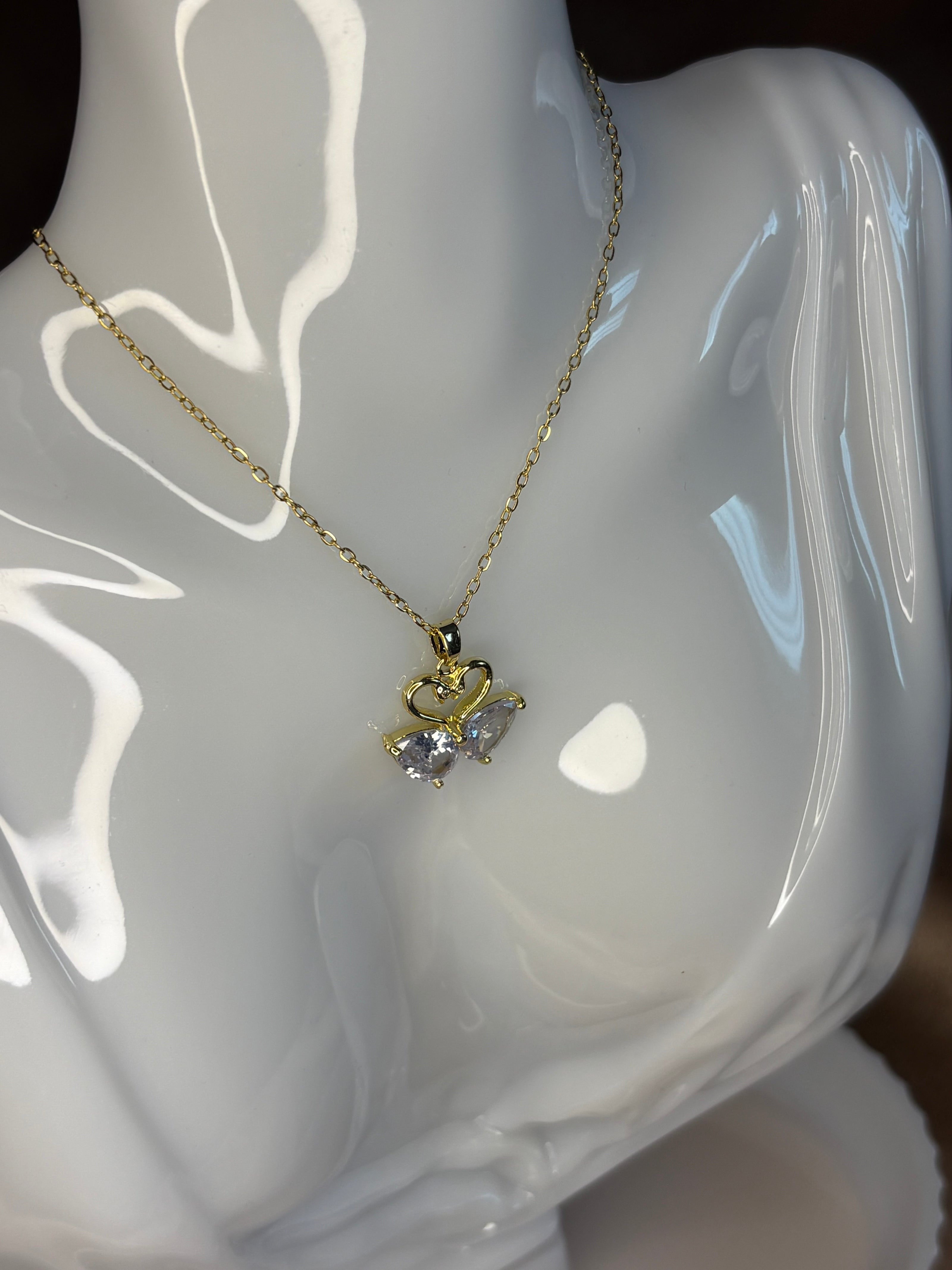 Collier Duo d'Oies Amoureuses - Sani Jewelry