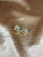 Boucles d'Oreilles Feuilles De Cristal - Sani Jewelry