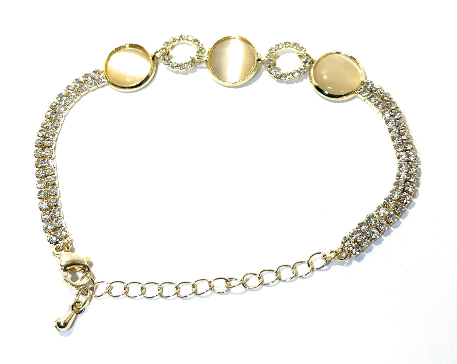 Bracelet Lune Cristalline - Sani Jewelry