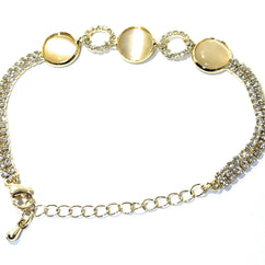 Bracelet Lune Cristalline - Sani Jewelry