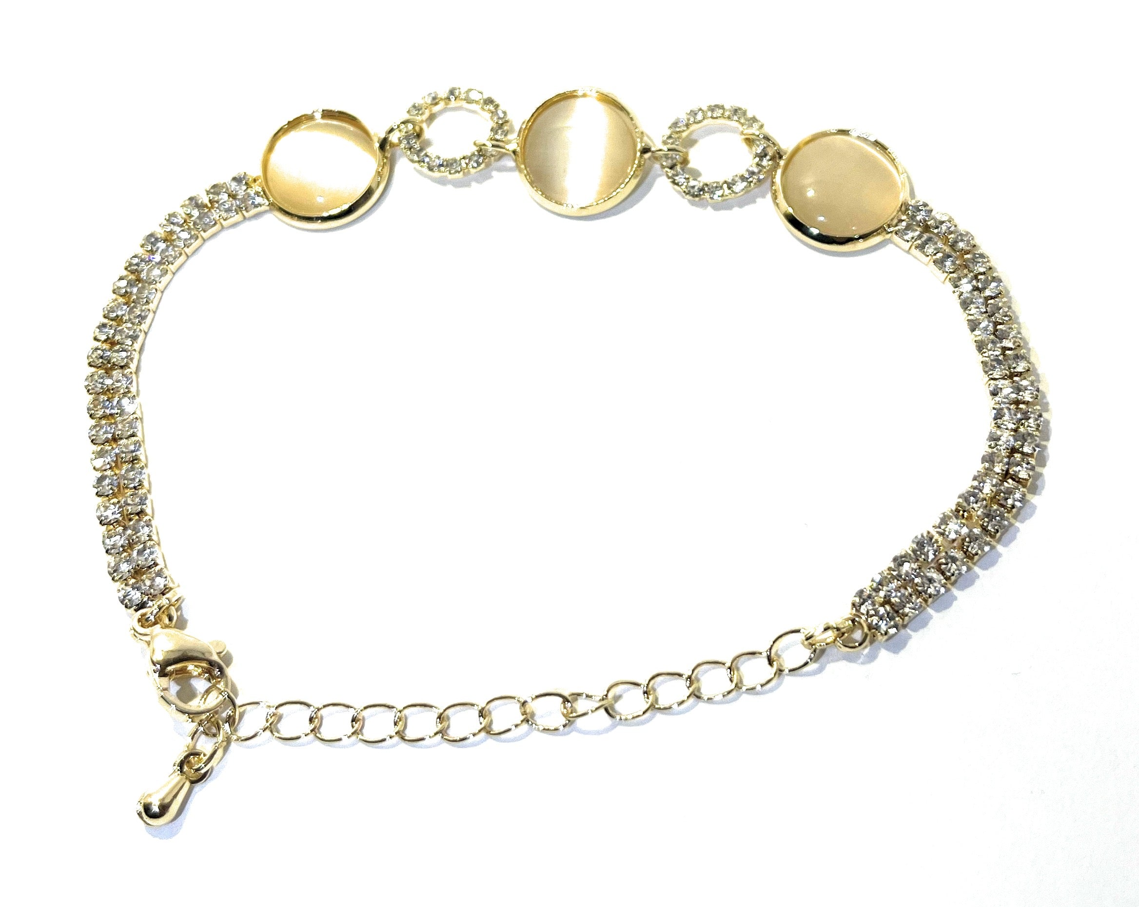 Bracelet Lune Cristalline - Sani Jewelry