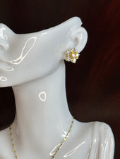 Boucles d'Oreilles Fleur De Givre - Sani Jewelry