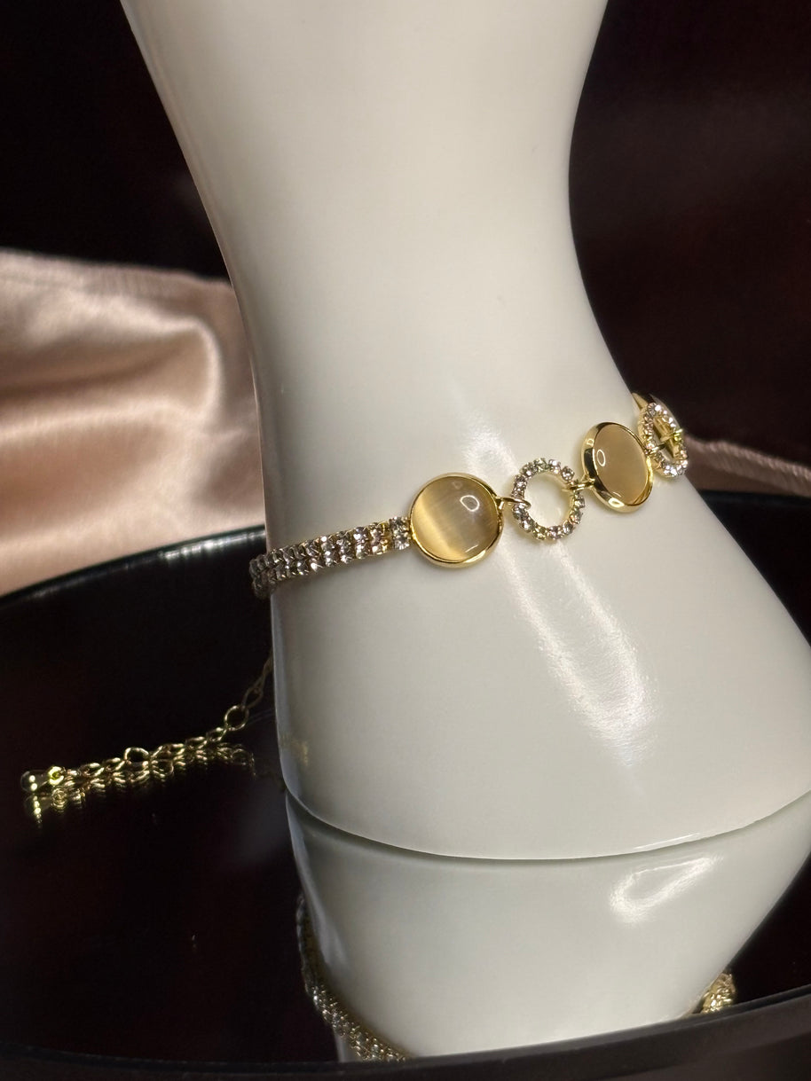 Bracelet Lune Cristalline - Sani Jewelry