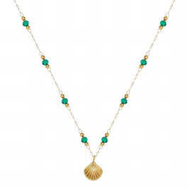 Collier Coquillage Doré Glozzo