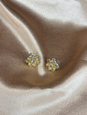 Boucles d'Oreilles Fleur De Givre - Sani Jewelry