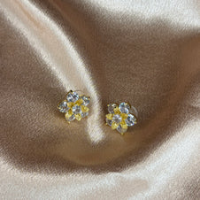 Boucles d'Oreilles Fleur De Givre - Sani Jewelry
