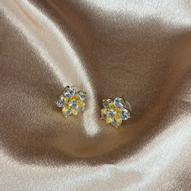 Boucles d'Oreilles Fleur De Givre - Sani Jewelry