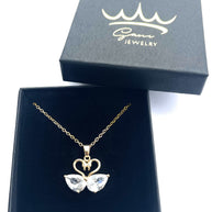 Collier Duo d'Oies Amoureuses - Sani Jewelry