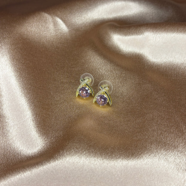 Boucles d'Oreilles Roses Mystiques - Sani Jewelry