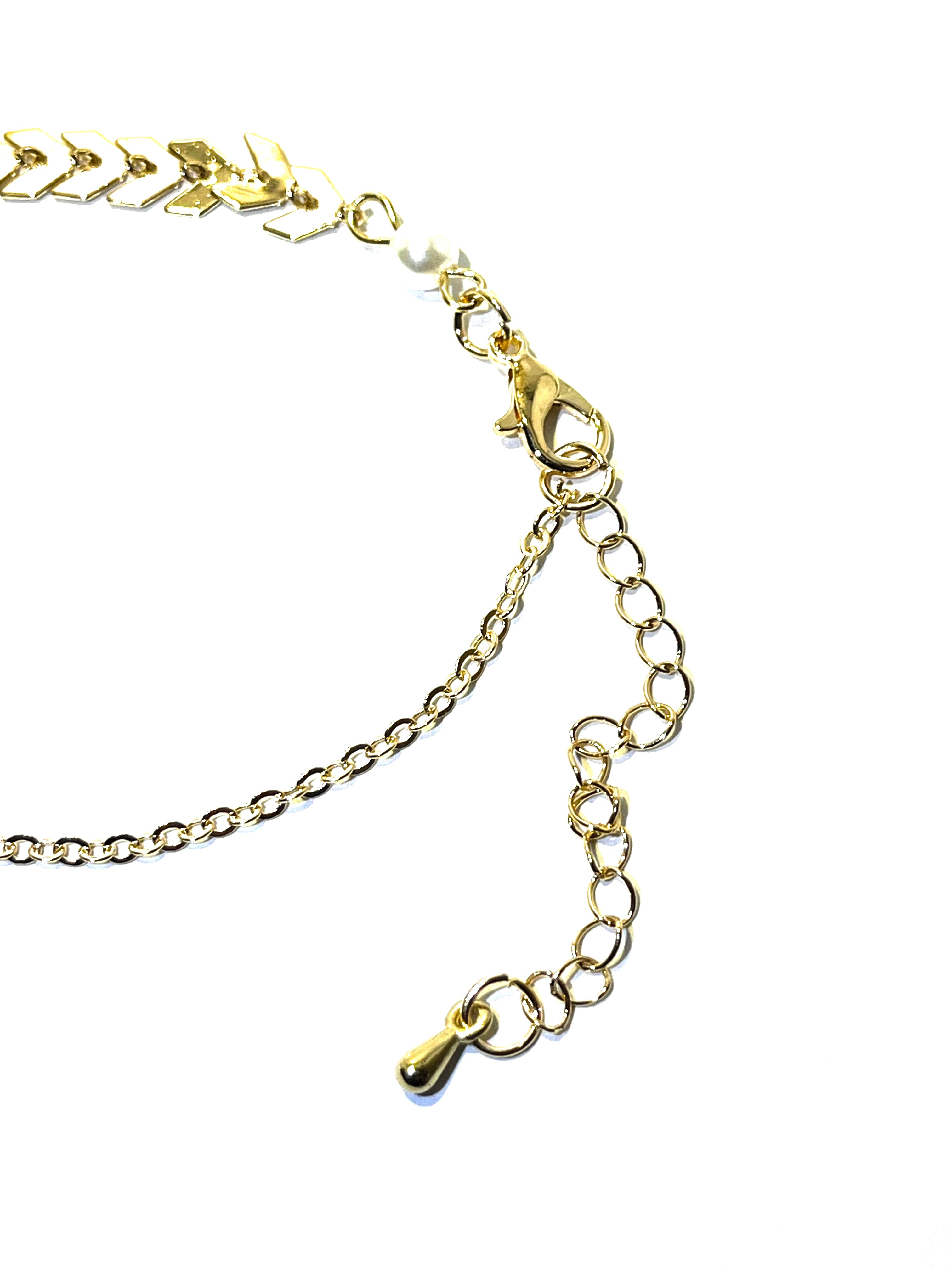 Bracelet Chevrons Nacrés - Sani Jewelry