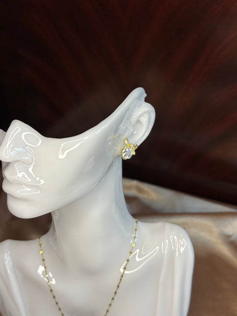 Boucles d'Oreilles Rosées Du Matin - Sani Jewelry