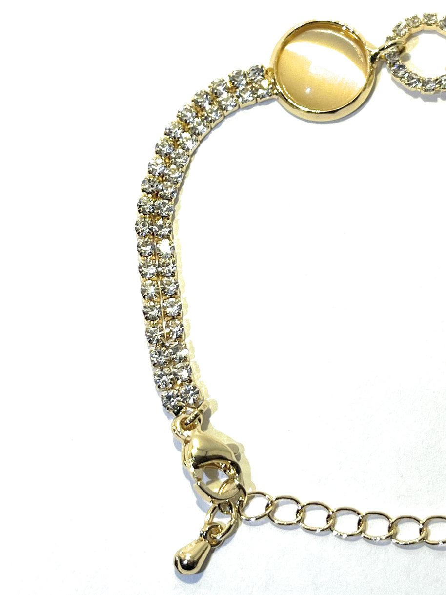 Bracelet Lune Cristalline - Sani Jewelry