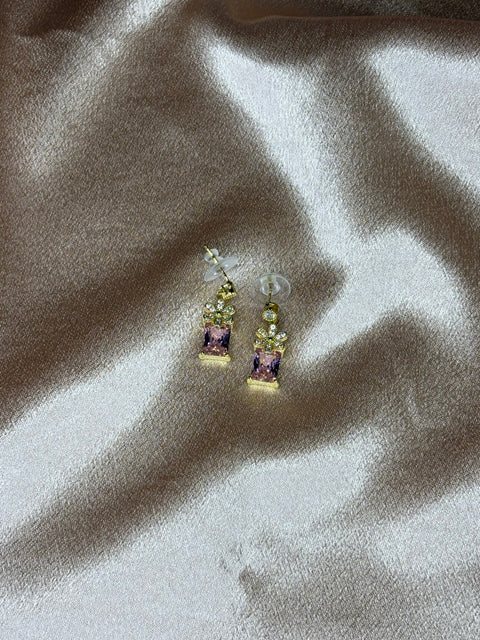 Boucles d'Oreilles Fleurs Roses - Sani Jewelry