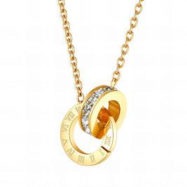 Collier Double Anneaux Glozzo