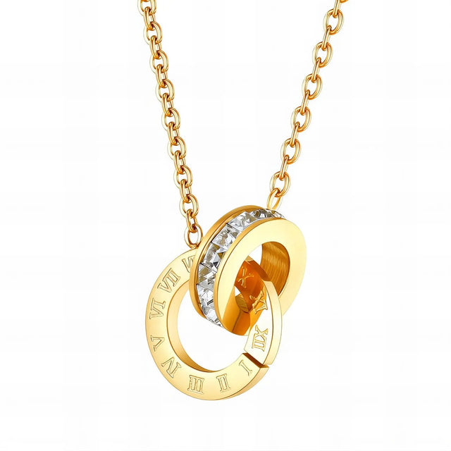 Collier Double Anneaux Glozzo