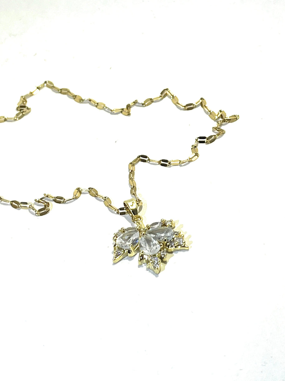 Collier Feuille De Cristal - Sani Jewelry