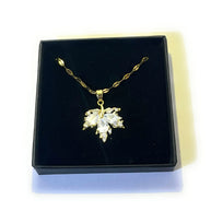 Collier Feuille De Cristal - Sani Jewelry