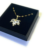 Collier Feuille De Cristal - Sani Jewelry
