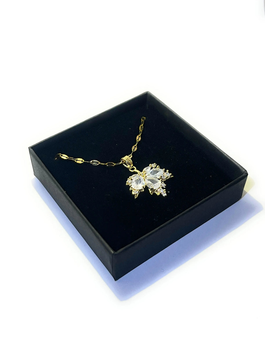 Collier Feuille De Cristal - Sani Jewelry