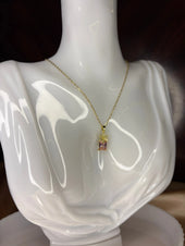 Collier Fleur Rose - Sani Jewelry