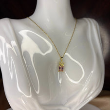 Collier Fleur Rose - Sani Jewelry