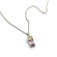 Collier Fleur Rose - Sani Jewelry