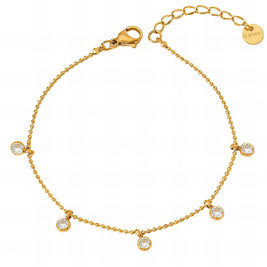 Collier Lune Cristalline Glozzo