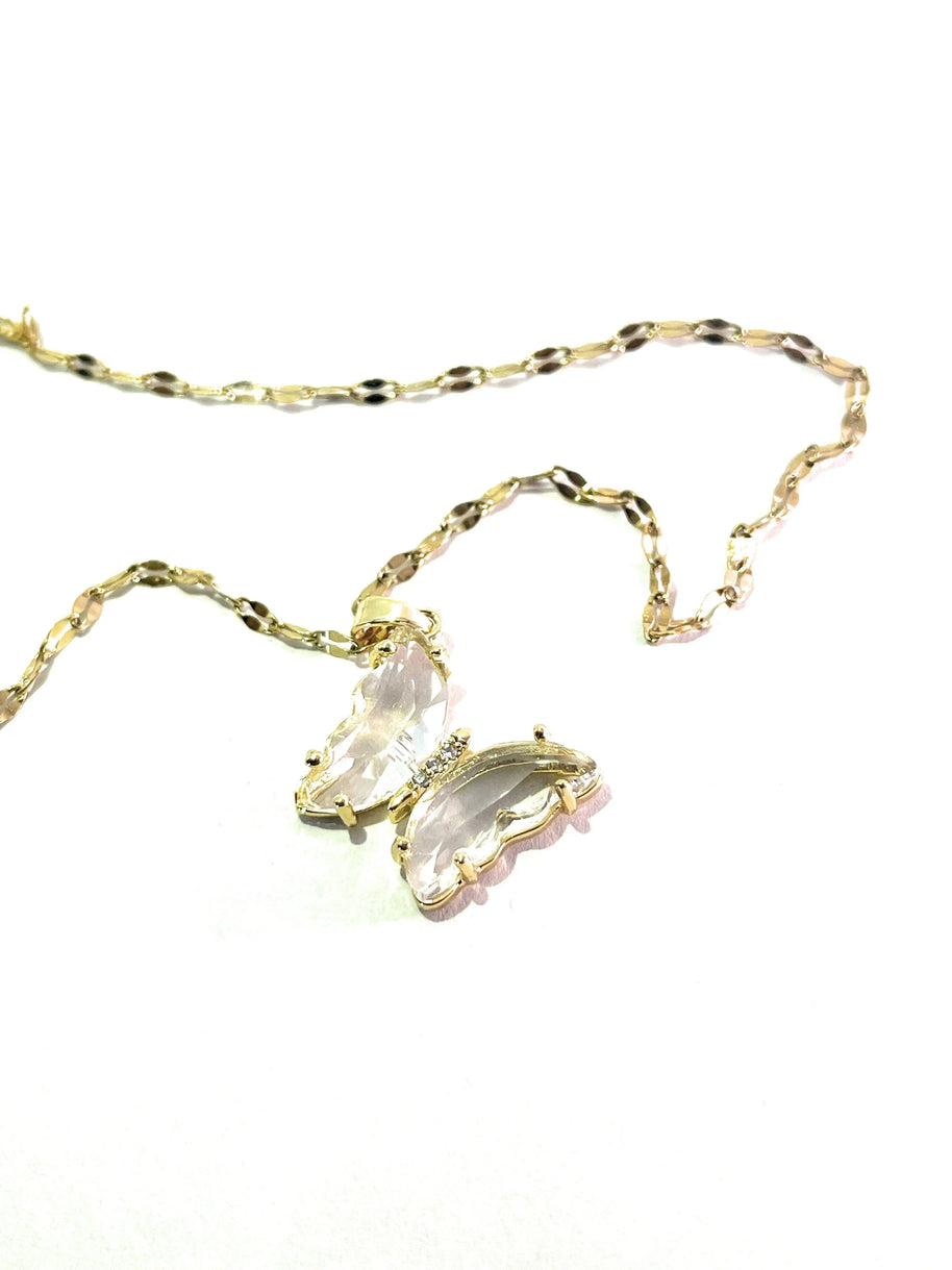 Collier Papillon Cristallin - Sani Jewelry