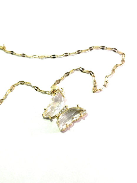 Collier Papillon Cristallin - Sani Jewelry