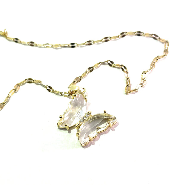 Collier Papillon Cristallin - Sani Jewelry