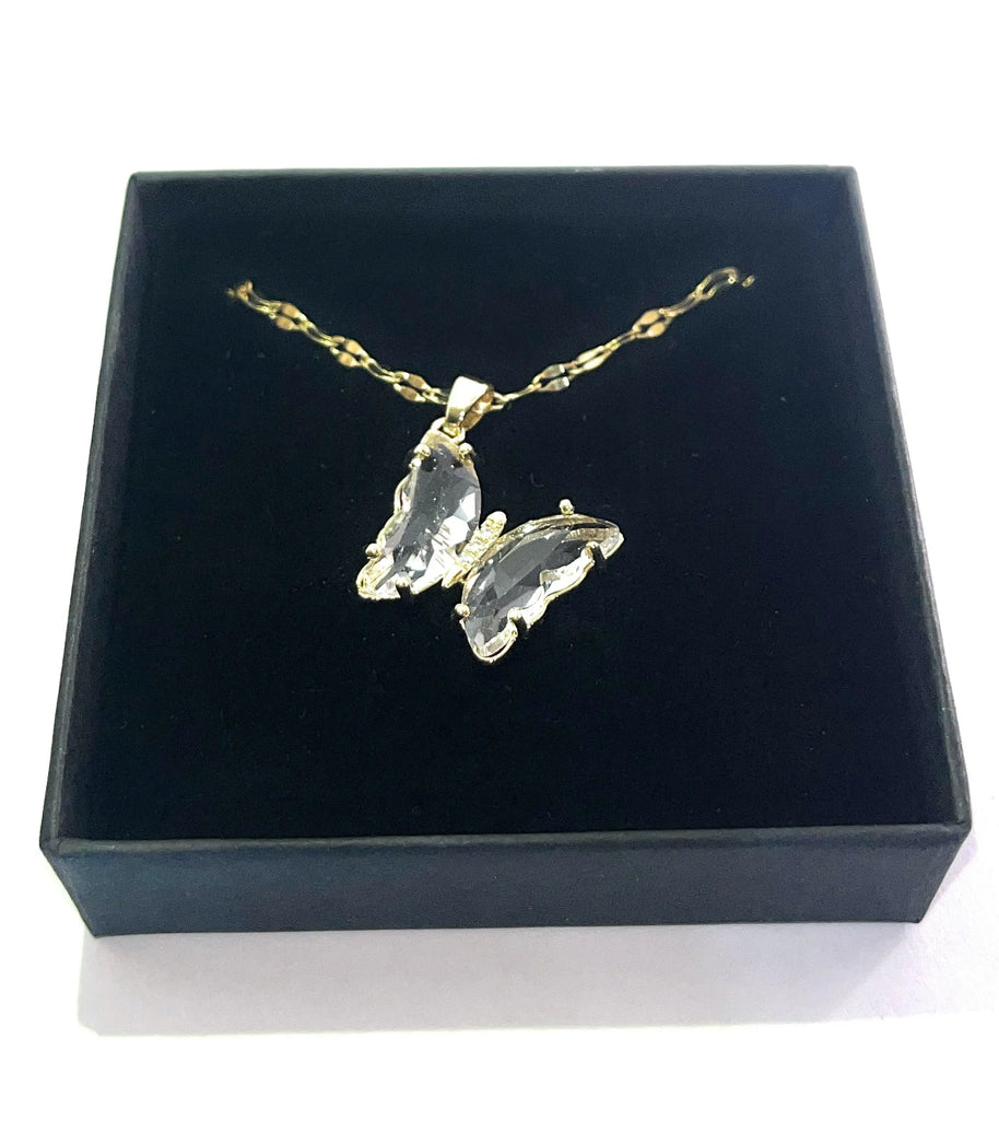 Collier Papillon Cristallin - Sani Jewelry