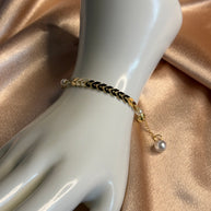 Bracelet Chevrons Nacrés - Sani Jewelry
