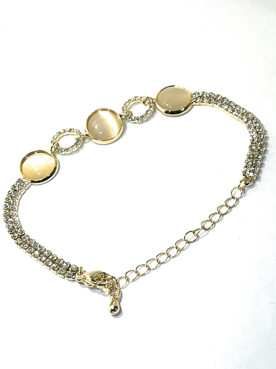 Bracelet Lune Cristalline - Sani Jewelry