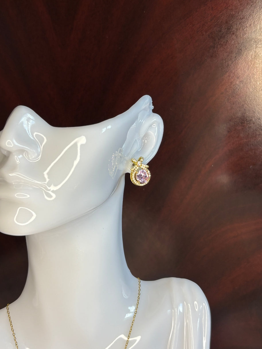 Boucles d'Oreilles Luna Rose - Sani Jewelry