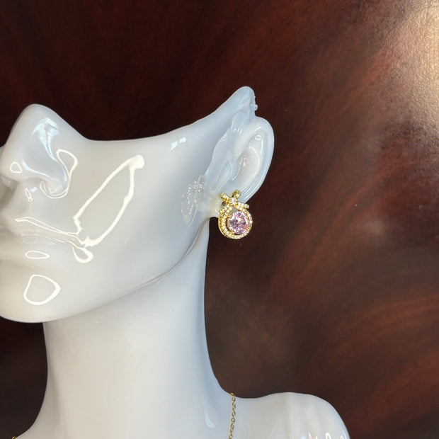 Boucles d'Oreilles Luna Rose - Sani Jewelry