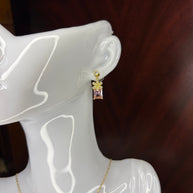 Boucles d'Oreilles Fleurs Roses - Sani Jewelry