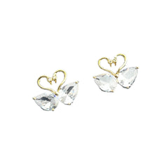 Boucles d'Oreilles Duo d'Oies Amoureuses - Sani Jewelry