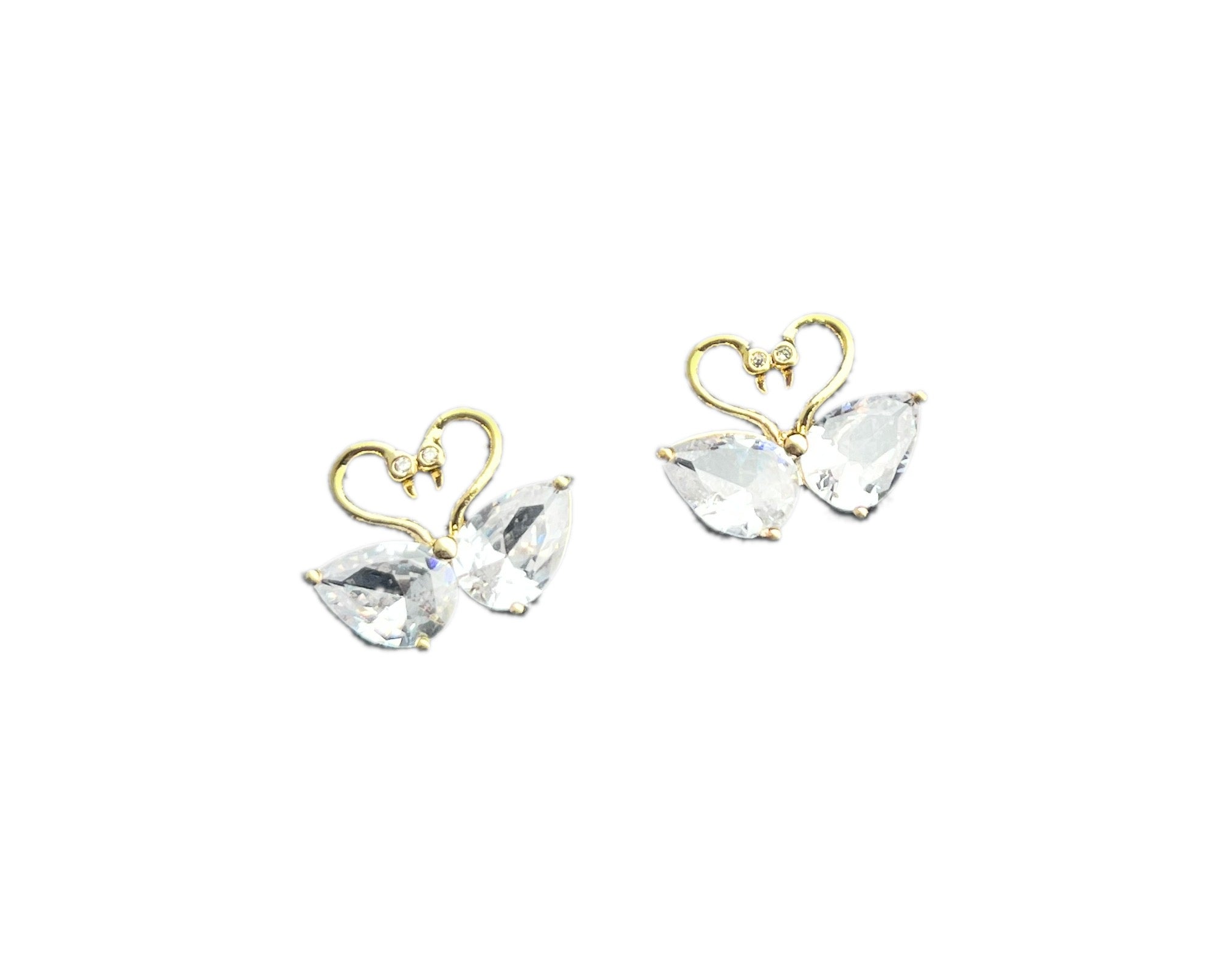 Boucles d'Oreilles Duo d'Oies Amoureuses - Sani Jewelry