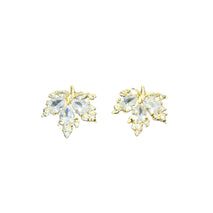 Boucles d'Oreilles Feuilles De Cristal - Sani Jewelry